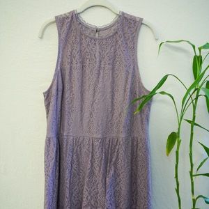 Lilac lace dress
